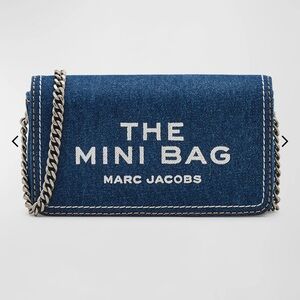 Marc Jacobs The Denim Chain Mini Bag - Dark Wash - New With Tags
